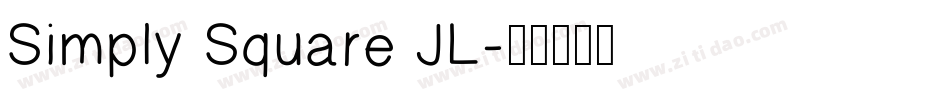Simply Square JL字体转换